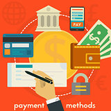 Payment Methods Concept