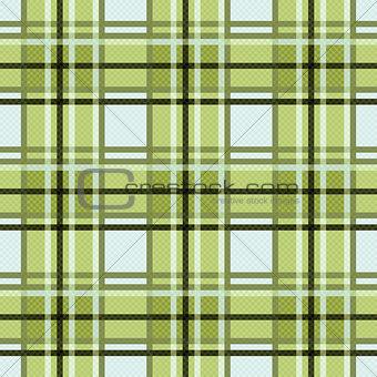 Seamless checkered pattern in green colors