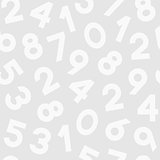 Seamless pattern with numbers