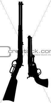 Vintage american guns