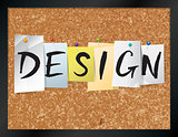 Design Bulletin Board Theme Illustration
