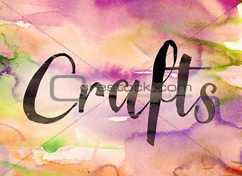 Crafts Concept Watercolor Theme