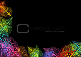 Abstract Leafs Background