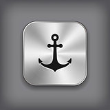 Anchor icon - metal app button