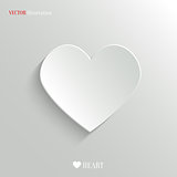 Heart icon - vector web background