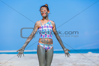 Girl At The Dead Sea, Israel.