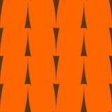 Tile vector pattern with black arrows on orange background