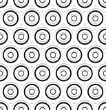 Seamless pattern of paper circles.