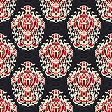 Abstract seamless damask floral vector  esign