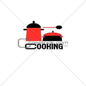 Symbol cooking pans