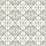 Vector light seamless pattern with interweaving of thin lines.