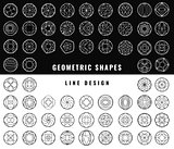 Vector abstract geometric shapes