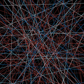 Abstract background with red lines 
