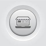 Online Store Icon. Business Concept