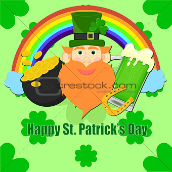 Happy St. Patrick's Day vector illustration