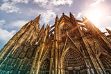 Cologne Cathedral in the sun