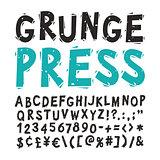 Vintage Press Font Black