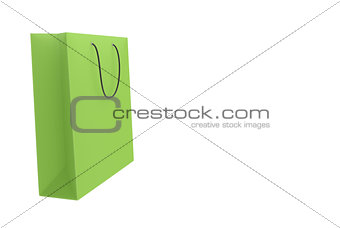 green paper bag