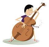 Cellist woman