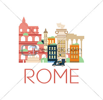 Rome Classic Toristic Scenery