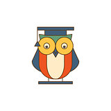 Owl in Mantle Logo
