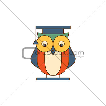 Owl in Mantle Logo
