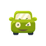 Suspicious Green Car Emoji
