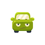 Sceptic Green Car Emoji