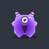 Purple Alien With Horns