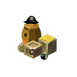 Treasure And Bombs Toy Icon