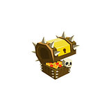 Chest With Treasure Toy Icon