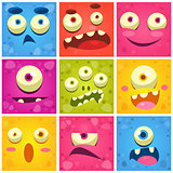Monster Faces Collection