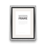 Wooden Rectangle Frame Dark