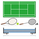A set of sports equipment, vector illustration.