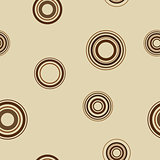 Seamless background from circles, vector illustration.