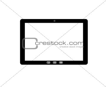 tablet computers isolated