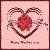 Happy Mother day colorful background. 