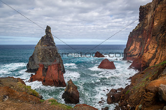 Madeira island rocks