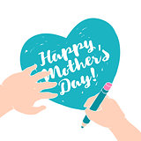Happy Mothers Day greeting card