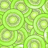 kiwi fruit seamless vector pattern