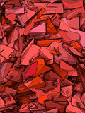 abstract  chaotic background in pink and red