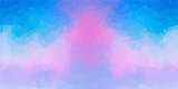 Blue and Pink abstract polygonal background
