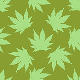 The boho style. Leaf pattern