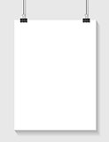 White Paper Template with Place for your Text with Clip