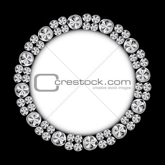 Abstract Luxury Black Diamond Background Vector Illustration
