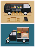 food truck flat design