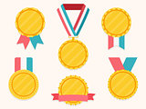 Medals with Ribbons