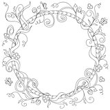 frame with doodle elements