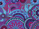 colorful floral background in boho style