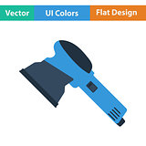 Flat design icon of grinder